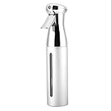 Friseur-Sprühflasche, 250 Ml Friseur-Sprühflasche, Salon Barber Hair Tools Fine Mist Sprayer Styling Tools, Wasser-Sprühflasche für Haustiere, Home Clean(Silber)