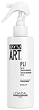 L'Oréal Professionnel Paris Tecni.ART Pli Shaper Thermo-Spray, Haarspray starker Halt, ohne Verkleben, fixiert Frisuren langanhaltend, Styling-Spray mit Hitzeschutz & Memory-Effekt, Aloe, 190 ml