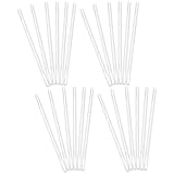 MAGICLULU LED Durchsichtige Lichterketten Röhren 20 Stück Kunststoff Schutzgehäuse für Duschlicht Leuchtstoffröhrenhülle für Meteorlichter 12mm X 20cm