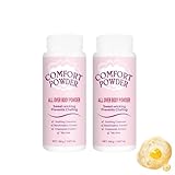 Körperpuder für Frauen, Comfort Deo Puder gegen Schwitzen, Körper -Deodorant zur Bekämpfung Innenseiten Oberschenkel Scheuern, Intimbereich und Ganzen Körper (2)
