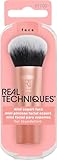 Real Techniques Mini Travel Size Expert Face Makeup Brush for Foundation (Packaging and Handle Colour May Vary)