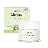 Olivenöl Feuchtigkeitspflege - mit kaltgepresstem Olivenöl, Hyaluron & Urea - Spendet intensive Feuchtigkeit - Für normale bis Mischhaut - medipharma cosmetics - 50ml