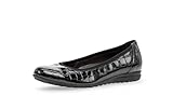 Gabor Damen Klassische Ballerinas, Frauen Flats,sportlich,Ballerinen,Halbschuhe,Sommerschuhe,Slipper,Ballerina-Schuhe,schwarz,37 EU / 4 UK