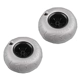 Violiica Ballonrad Strandwagen 2er-Pack, 8,1'' PVC Sandwagen für Reifen für Kajak-Campingwagen, 12,5 mm für Nabe