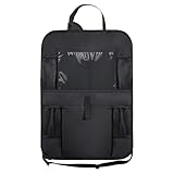 Autositz-Rückenlehnenschutz für Reisen für den Rücksitz-Organizer, Auto-Rücksitz-Organizer, multifunktionale wasserdichte Matten