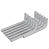 vidaXL Inbusschlüssel 1800 pcs Silber 32 x 86 mm Stahl, Werkstatt, L-Form, Strapazierfähiges Design für effiziente Raumnutzung, Ideal für Büros, Haushalte und kollaborative Umgebungen