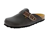 Lico Herren Bioline Clog Style Pantoletten, Braun, 45 EU