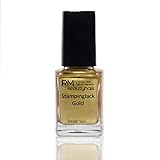 Stampinglack Gold Stempel Lack Nagellack Nail Polish Nailart Nageldesign 1er Pack (1x5ml)