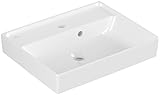 Villeroy & Boch Collaro Waschbecken mit ????????????????, 500 x 400 mm, mit Überlauf, poliert, 43345G, Farbe: White Ceramicplus - 43345GR1