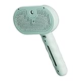 Spritz Defur Comb for Dogs - Steam-powered Grooming Brush, 35ml Tank Steamy Cat Brush USB Rechargeable and Release Button, Dog Shedding Comb, Long Ergonomic Handle Hair Remover & Pet Supplies for Pet