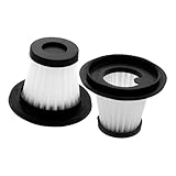 Warmhm 2 Stück Teiliges Wiederverwendbare Auto staubsaugerfilter Kabellos Kompakt Leicht Passend für Kabellose Handsauger Langlebiges Mesh filterzubehör für Fahrzeugreiniger