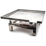 KYZTMHC Kleiner Beton-Rütteltisch, Vibrationsprüfstand, Zement-Rüttelblock-Rüttelplatte, Mini-Vibrationsplattform aus Edelstahl, für Vibrationstest(35 * 35cm)