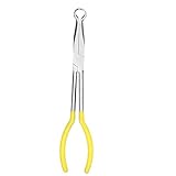 BQKKWIN 27,9 cm Kreiszange, Schlauch/Kabel und flache Nase. Entwickelt für Mechaniker, Techniker und Bauunternehmer, die mit empfindlichen oder schwer erreichbaren Teilen aus gefrästem Stahl arbeiten