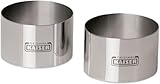 Original Kaiser Inspiration Dessertringe Set 2-teilig, Servierringe Edelstahl 8 cm, Speiseringe, für attraktives Anrichten, spülmaschinengeeignet