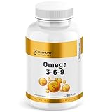 Omega 3-6-9 – 90 Softgel Kapseln – Mit Fischöl, Leinöl & Sonnenblumenöl – Quelle von EPA, DHA, ALA & Vitamin E – Insport Nutrition
