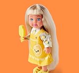 Simba 105733562 - Evi Love Fruity Ice, Puppe im süßen Kleid mit farblich passenden Fruchteis, 3-Fach Sortiert, es wird nur ein Artikel geliefert, Minipuppe 12cm, ab 3 Jahren