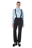 killtec Damen Funktionshose/Skihose mit abnehmbaren Trägern KSW 249 WMN SKI PNTS, schwarz, 52, 37559-000