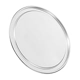 SHOWERORO Pizza-abdeckung Antihaftbeschichteter Ofenblechdeckel Deckel Für Pizzateller Verschleißfester Ofenpfannendeckel Backblechdeckel Aus Metall Aluminiumlegierung Silver