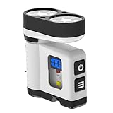 Ranley Magnetische Arbeitslampe | Taschenlampe für Reparaturen zu Hause | magnetisch mit digitaler Anzeige für Wandern, Outdoor, Garage, Reisen, Camping, Werkstatt, Bau