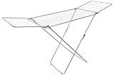 Trend Line Casa SI Wäscheständer Flügelwäscheständer Standtrockner 180 x 105 x 55 cm Kolibri 18 m Silber zusammenklappbar
