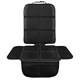 NWOUIIAY Autositzauflage Autositzschutz Wasserdichter Kindersitzunterlage zum Schutz der Lederausstattung des rutschfesten Fahrzeugs Leicht zu reinigen und zu sichern