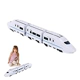 Modellierset Lustige und flexible Lokomotive mit Soundlichtern, Spielzeugzüge für Kinder Innen Außen Haus Wohnzimmer Klassenzimmer Schule Urlaub Geburtstag Party Garten