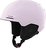 ALPINA BRIX – Individuell Verstellbarer Skihelm, mit herausnehmbaren Futter, besonders stoßabsorbierend, ideal für Erwachsene, Smoke Rose matt (51-55)