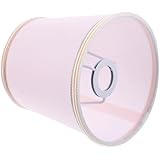 SEWOART Lampenschirm extra große Schirme Nachttischlampe LED-Lüfter Lampen für Schlafzimmer Nachtlicht Clip-Schirm Bettlampe Lampenabdeckung Wandleuchtenschirm Lampenversorgung Metall Rosa