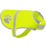 Voarge Reflektierende Sicherheitsweste für Hunde, Hohe Sichtbarkeit, Reflektierende Sicherheitsweste Haustierweste für Nachts im Freien (XL)
