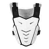 Srliya Reitpanzerweste, Panzerweste, Doppelter Schutz, Leicht, Verstellbare Größe, PE-Schale, Stoßdämpfendes Schaumstofffutter, Reitrücken-Brustschutz