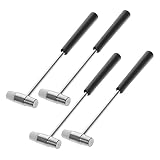 Gadpiparty 4 Stück Multifunktionaler Kleiner Hammer Leistung Mini Holzbearbeitung Lufthammer Plankenhammer Steinhammer Zubehör Für Rotierende Werkzeuge Hämmer Felsen Einrahmungshammer Stahl