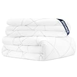 Dreamzie Bettdecke 135x200 4 Jahreszeiten 2 teilig - Sommerdecke 135x200 150gsm+Ganzjahresdecke 135 x 200 300gsm＝Winterdecke 450gsm