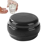 Pillenetui für Geldbörse – runde Reise-Mini-Pillendose, 4 Fächer, doppellagig, wasserdicht, Reise-Pillenetui, Medikamenten-Organizer, Aufbewahrung für Pillen, Fischöl und Ohrringe, Ohrstecker