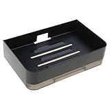 LEIDJGUN Moderne Seifenschale aus Aluminiumlegierung mit abnehmbarer Abtropfschale, doppellagig, praktisch und Seifenhalter