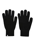 JACK & JONES Herren JACBARRY Knitted Gloves NOOS Handschuhe, Schwarz (Black Black), (Herstellergröße: One Size)