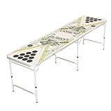 Moe - Klappbarer Premium Partytisch - leicht, stabil, tuniergerecht, Party-Gaming-Tisch, Festival Pong Tisch