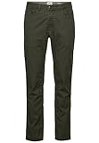 camel active Herren Regular Fit 5-Pocket Hose 32 Dunkelgrün menswear-33/32