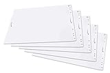 Legamaster 7-156000 Flipchart-Papier, 5 Blöcke mit je 20 Blatt, blanko