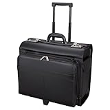 ALASSIO Pilotenkoffer Notebookkoffer SAN REMO schwarz