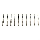 Magnetische Schraubendreher-Bits aus legiertem Stahl, für Elektro- und Handbohrmaschinen (70 mm), 10 Stück