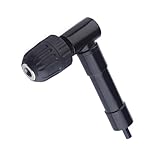 Hemobllo 90 Akku-Winkelbohrmaschine Innensechskant flexible Bohrerverlängerung Elektrischer Bohrer Adapter Bohrer Verlängerung Adapter für Bohraufsatz rechtwinkliger Bohraufsatz Black