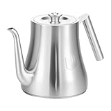 Flötenkessel 2L Edelstahl Teekanne mit Abnehmbarem Infuser Große Kapazität Kaltwasserkessel Flüssigkeit Gewürzbehälter Küche