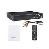 CODOUX Tragbarer DVD-Player Multi System 1080P Full HD DVD Spieler USB DVD Player Multimedia Digital DVD TV Disc Player Support CD RW SVCD VCD MP3 Funktion Tragbarer DVD-Player fürs Auto