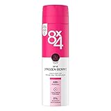 8X4 N°15 Frozen Berry Deospray (150 ml), fruchtig-floraler Duft, Deo ohne Aluminium (ACH), Deodorant mit 48h Schutz für jeden Hauttyp
