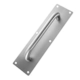 HEEPDD Hardware-Griff, Türgriff aus Edelstahl, Gebürstete Oberfläche, Ovale und Quadratische Form, 11–11,8 Zoll, Nan Home Hardware (Quadratischer Griff groß (280 * 65mm))