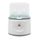Fliuyr 6 in 1 Flaschenwärmer,Babykostwärmer mit 24 Stunden Thermostatfunktion,Baby Doppelt Dampfsterilisator mit Modus Sterilisation für Babyflaschen und Schnuller