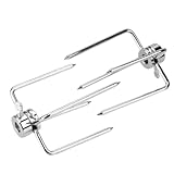 Grillzubehör Holzkohle-Hähnchengrill BBQ-Werkzeug Rotisserie Fleischgabel Rotisserie 2 Stück/Set Edelstahl-Grillgabeln
