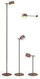 Northpoint LED Akku Stehlampe 3-in-1 Leselampe – Dimmbar Flexibel als Steh- Tisch- & Wandleuchte Warmweißes Licht (3000K) Innen & Außen Höhenverstellbar bis 120 cm (taupe)