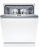 Bosch SMV4ECX28E, Serie 4, Smarter Geschirrspüler Vollintegriert 60 cm, Besteckschublade, Spülmaschine Made in Germany, besonders Leise, SpeedPerfect+, Extra Trocknen, Programmassistent, Aquastop