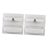 Cabilock 2St selbstklebendes Wandregal graceling The Office Kein Bohren Ordnung saufbrillen regalhalterung Wandspeicher-Organizer Multifunktionsregal wandmontiertes Lagerregal Light Grey